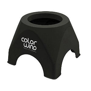 Suporte de Mesa Preto para Secador de Cabelo - Santa Clara