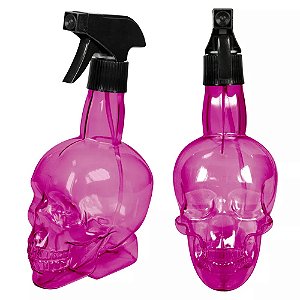 Pulverizador Modelo Skull Rosa 500ml - Santa Clara