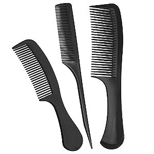 Kit Econômico de Pentes 3 Peças Preto