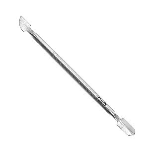 Espátula Dupla para Cutícula em Aço Inox  Santa Clara
