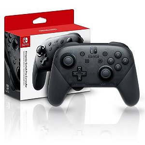 Controle Pro Cinza - Nintendo Switch ( NOVO )