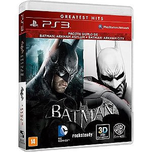 Batman: Arkham Asylum + Arkham City - PS3 ( USADO )