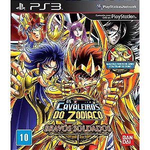 Os Cavaleiros do Zodíaco Bravos Soldados - PS3 ( USADO )