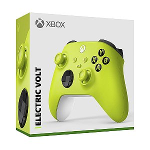 Controle Sem Fio Microsoft Eletric Volt Verde Xbox one E Xbox Series X S ( NOVO )