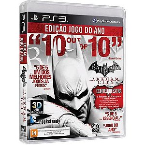 Batman: Arkham Asylum + Batman: Arkham City - Pacote Duplo (Usado) - PS3 -  Shock Games