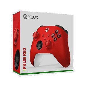 Controle Xbox Vermelho Pulse Red - Xbox Series X/s, One E Pc - Microsoft ( NOVO )
