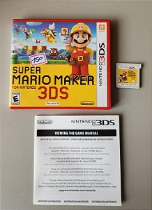 Super Mario Maker - Nintendo 3ds ( USADO )