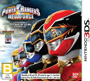 Power Rangers Megaforce - Nintendo 3DS ( USADO )