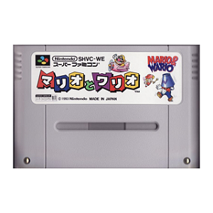 Mario & Wario - Famicom  Super Nintendo - JP Original ( USADO )