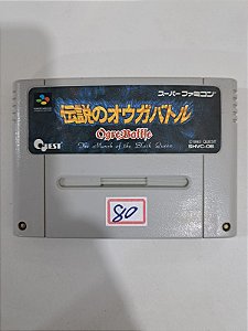 Ogre Battle March Of The Black Queen - Famicom Super Nintendo - JP Original ( USADO )