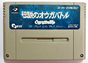 Ogre Battle March Of The Black Queen - Famicom  Super Nintendo - JP Original ( USADO )