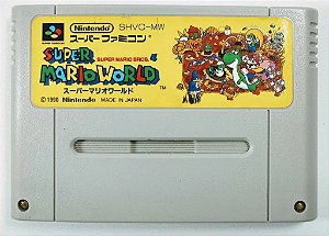 Super Mario World - Famicom  Super Nintendo - JP Original ( USADO )