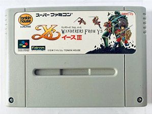 Ys III 3 Wanderers from Ys - Famicom  Super Nintendo - JP Original ( USADO )