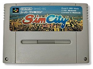 Sim City - Famicom  Super Nintendo - JP Original ( USADO )