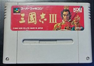 Romance Of The Three Kingdoms 3 - Famicom  Super Nintendo - JP Original ( USADO )