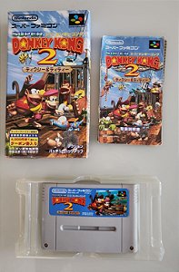 Donkey Kong 2 ( CIB ) - Famicom  Super Nintendo - JP Original ( USADO )