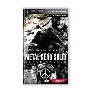 Metal Gear Solid Peace Walker - PSP - Europeu Original ( USADO )