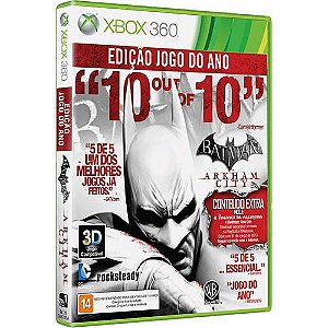 Batman Arkham City - Edição Jogo do Ano - Xbox 360  Platinum hits ( USADO )