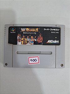 WWF Royal Rumble wrestling - Famicom Super Nintendo - JP Original ( USADO )