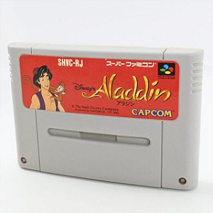 Aladdin - Famicom  Super Nintendo - JP Original ( USADO )