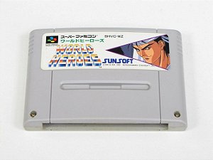 World Heroes - Famicom  Super Nintendo - JP Original ( USADO )