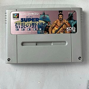 Super Nobunaga no Yabou Bushou Fuuunroku  - Famicom  Super Nintendo - JP Original ( USADO )
