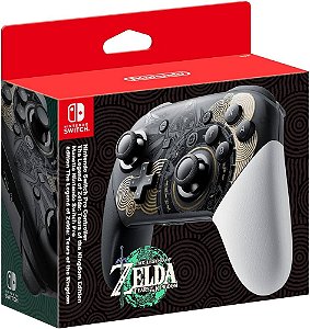 Controle Pro Controller The Legend of Zelda: Tears of the Kingdom Edition - Nintendo Switch ( USADO )