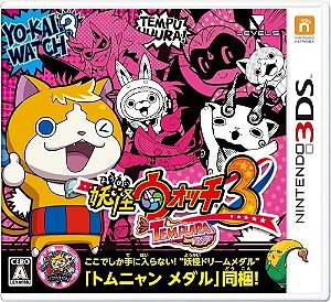 Yo-kai Watch 3 Tempura - Nintendo 3DS - Japones ( USADO )