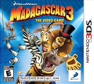 Madagascar 3 - Nintendo 3DS ( USADO )
