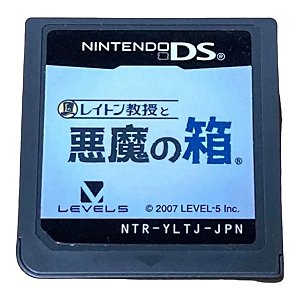 Professor Layton and the Box of the Devil - Nintendo DS Japones ( USADO )