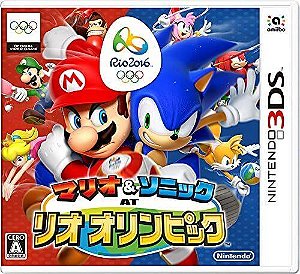 Mario & Sonic at the Rio 2016 Olympic Games - Nintendo 3ds Japones ( USADO )