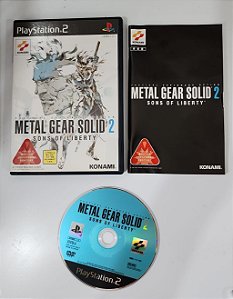 Metal Gear Solid 2 Sons of Liberty - Playstation 2 - JP Original ( USADO )
