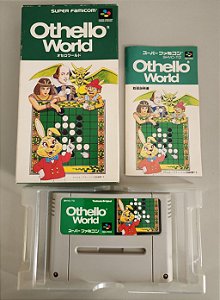 Othello World CIB - Famicom  Super Nintendo - JP Original ( USADO )