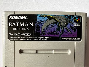 Batman Returns - Famicom  Super Nintendo - JP Original ( USADO )