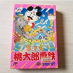 Super Momotaro Dentetsu  CIB - Nintendo Famicom - Family Computer ( USADO )