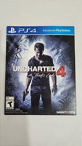 UNCHARTED 4: A THIEF'S END - PS4 ( USADO Capa de Papelão )