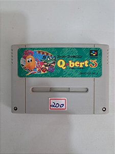 Q Bert 3 - Famicom Super Nintendo - JP Original ( USADO )