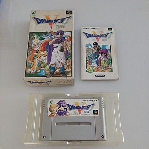 Dragon Quest V ( CIB ) - Famicom  Super Nintendo - JP Original ( USADO )