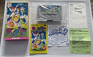 Pop'n TwinBee Rainbow Bell Adventures ( CIB ) - Famicom  Super Nintendo - JP Original ( USADO )