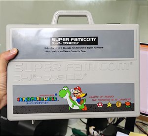 Maleta Grande Mario World - Famicom Super Nintendo - JP Original ( USADO )