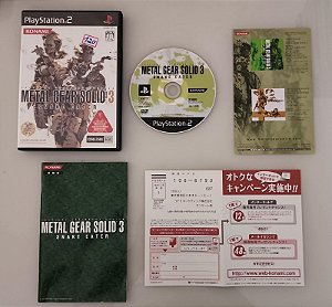 Metal Gear Solid 3 - PS2 japonês ( USADO )