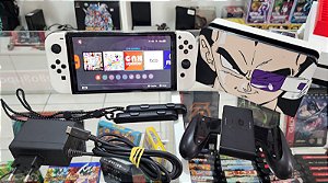 Console Nintendo Switch Oled Desbloqueado com cartão de 128gb ( USADO)