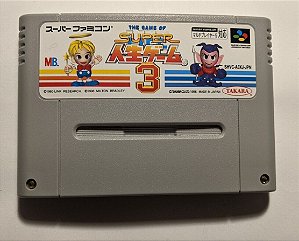 Super Jensei Game 3 The Game of Life - Famicom  Super Nintendo - JP Original ( USADO )