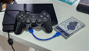 Console Ps2 Desbloqueado OPL com 280 Jogos - PS2 ( USADO )