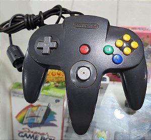 Controle Nintendo 64 Preto - Nintendo 64 ( USADO )