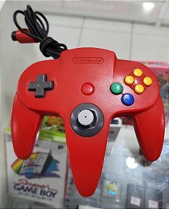 Controle Nintendo 64 Vermelho - Nintendo 64 ( USADO )