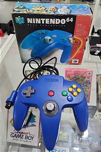 Controle Nintendo 64 Azul - Nintendo 64 ( USADO )