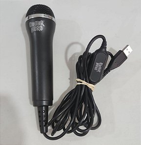 Microfone Guitar Hero Nintendo Wii ( USADO )