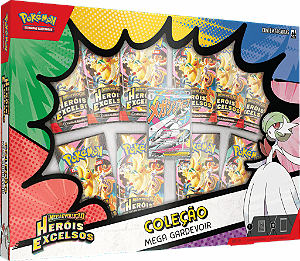 Box Coleção Premium - Heróis Excelsos - Mega Gardevoir (Pré Venda 27/03 PT-BR)