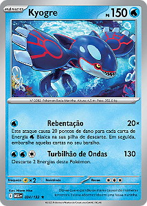 Kyogre (034/132) ( Rara - Megaevolução NM )